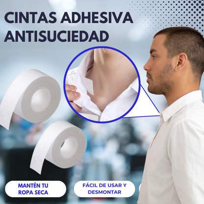 5 Cintas adhesiva antisuciedad 8 metros cada una