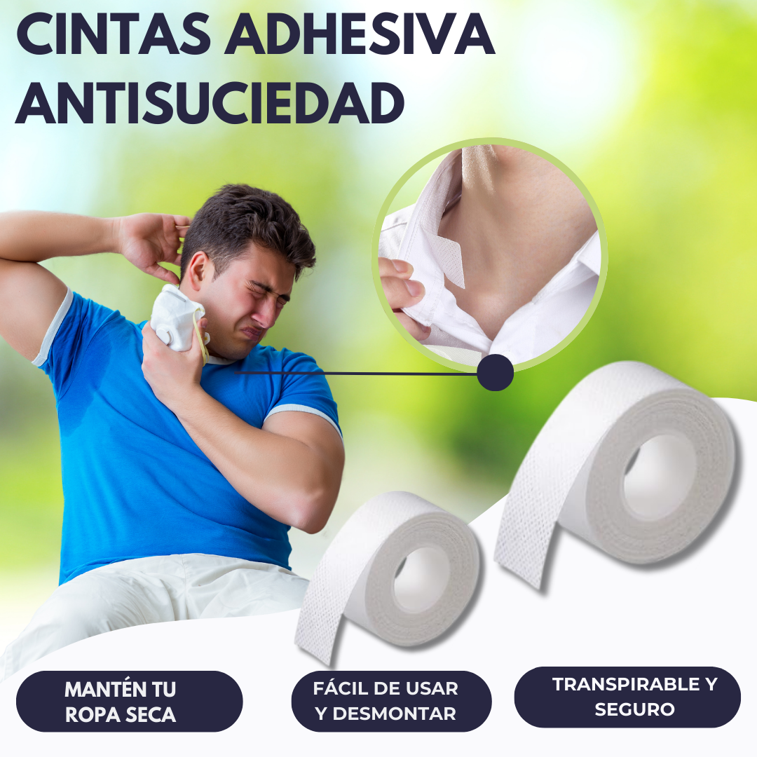 5 Cintas adhesiva antisuciedad 8 metros cada una