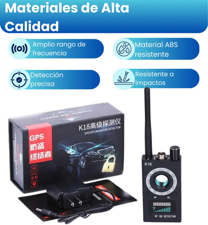 Detector k18 , cámara anti-espionaje, gps, anti-posicionamiento